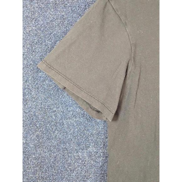 Madewell Garment-Dyed Allday Crewneck M Long Tee Shirt / Dress Coal Gray Preppy - Picture 3 of 6